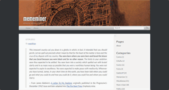 Desktop Screenshot of mememiner.com